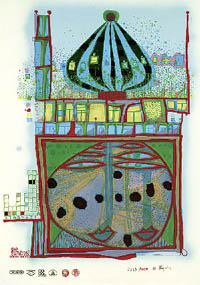 Hundertwasser - Homo Humus Come Va - 10,002 Nights - 02349